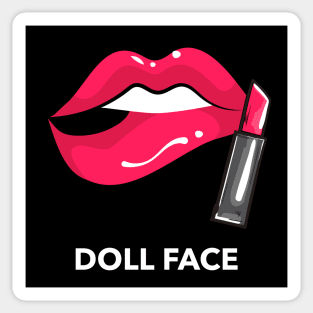 Doll Face Sticker